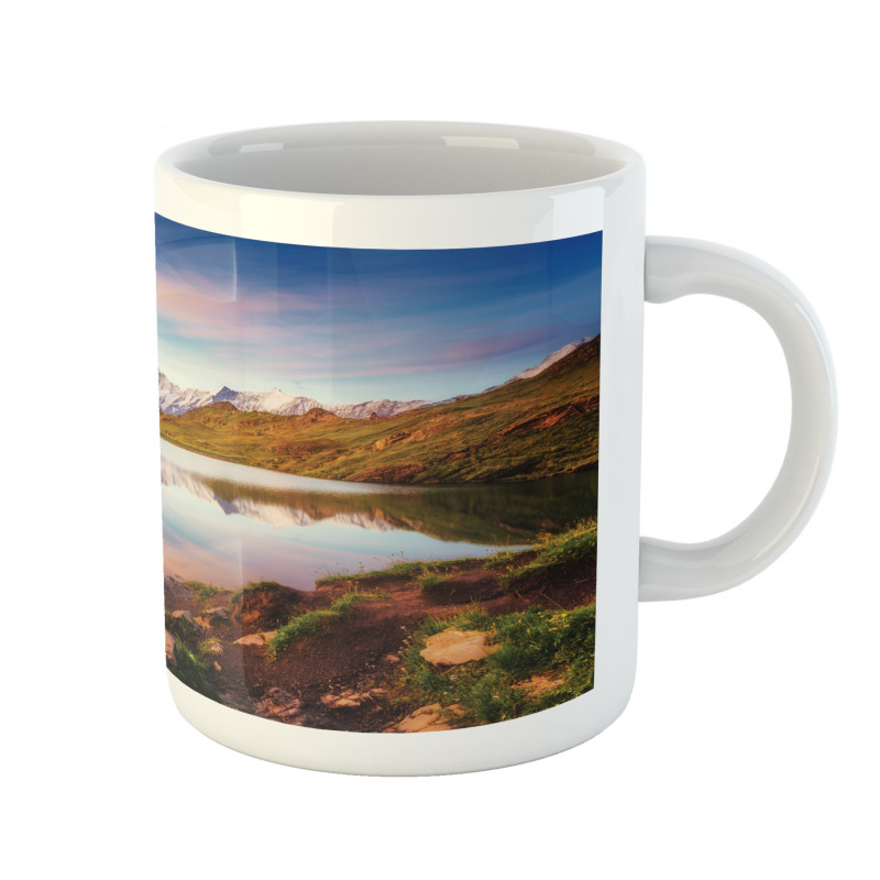 Tranquil Lake Sunrise Mug