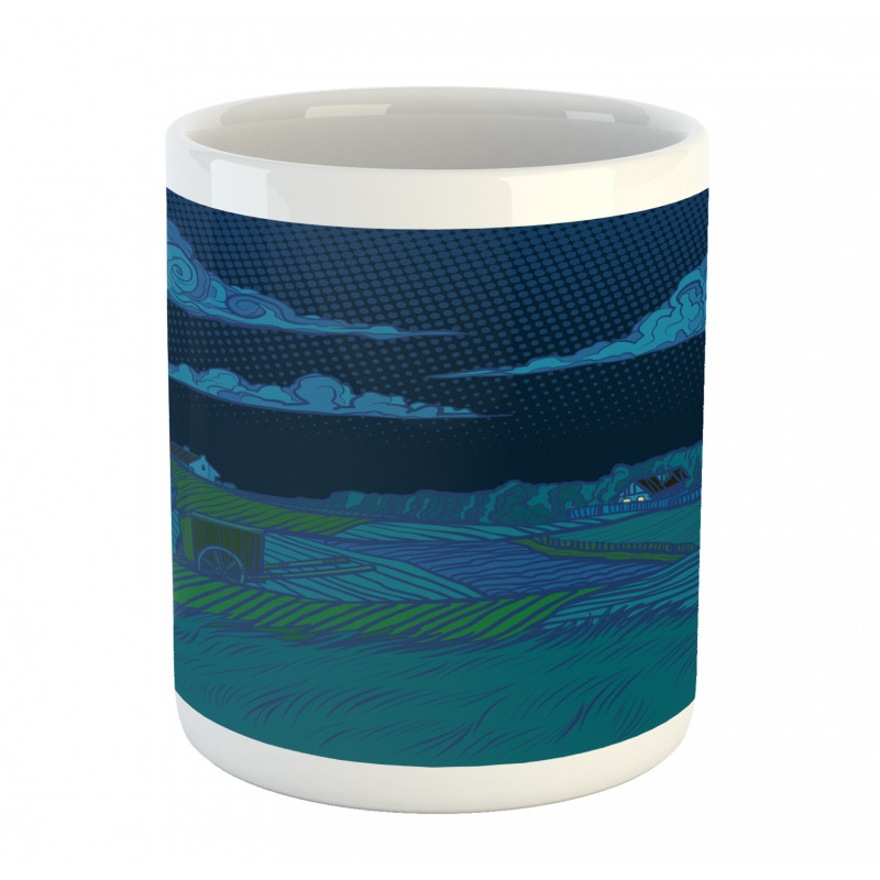 Night Countryside Art Mug