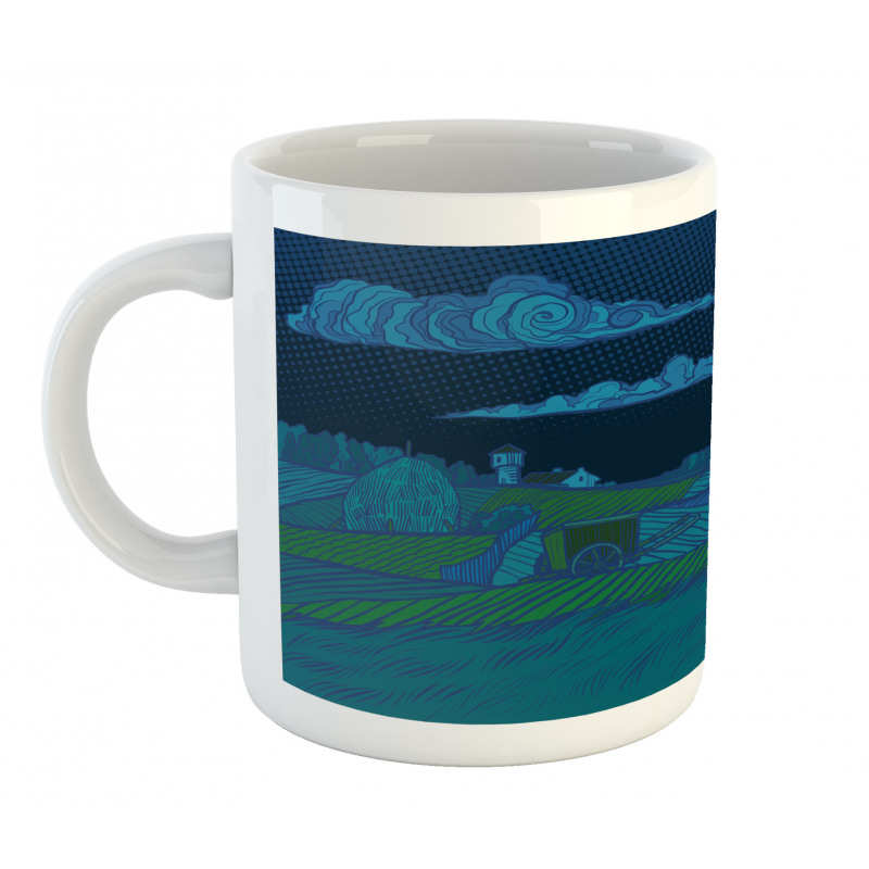 Night Countryside Art Mug