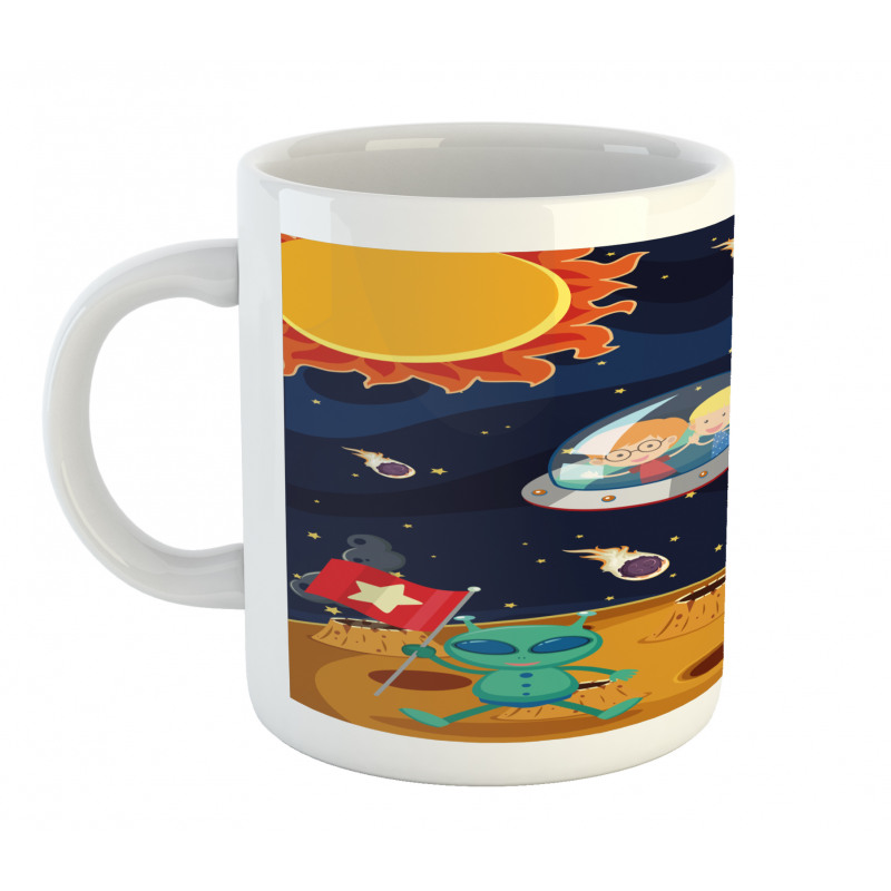 Children Space Travel Galaxy Mug