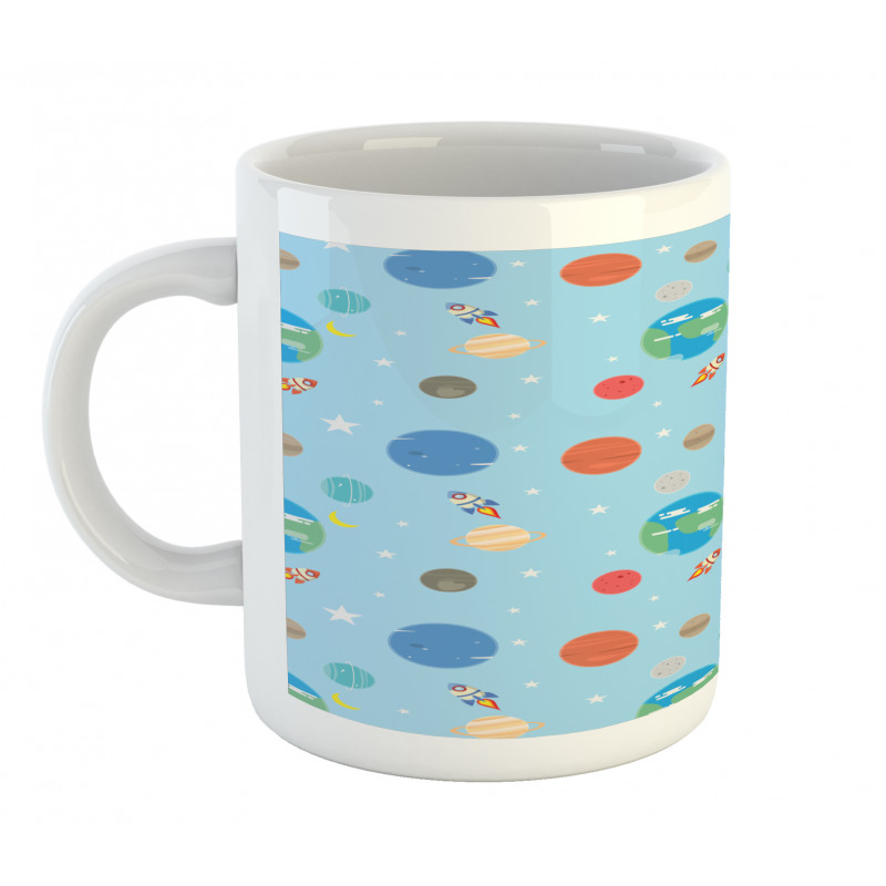 Colorful Galactic Elements Mug