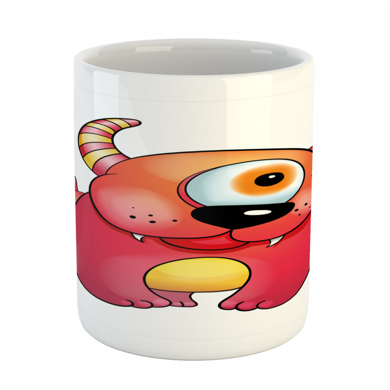 Bizarre Creature with Horns Mug