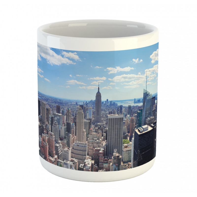 Skyscrapers Aerial View Mug