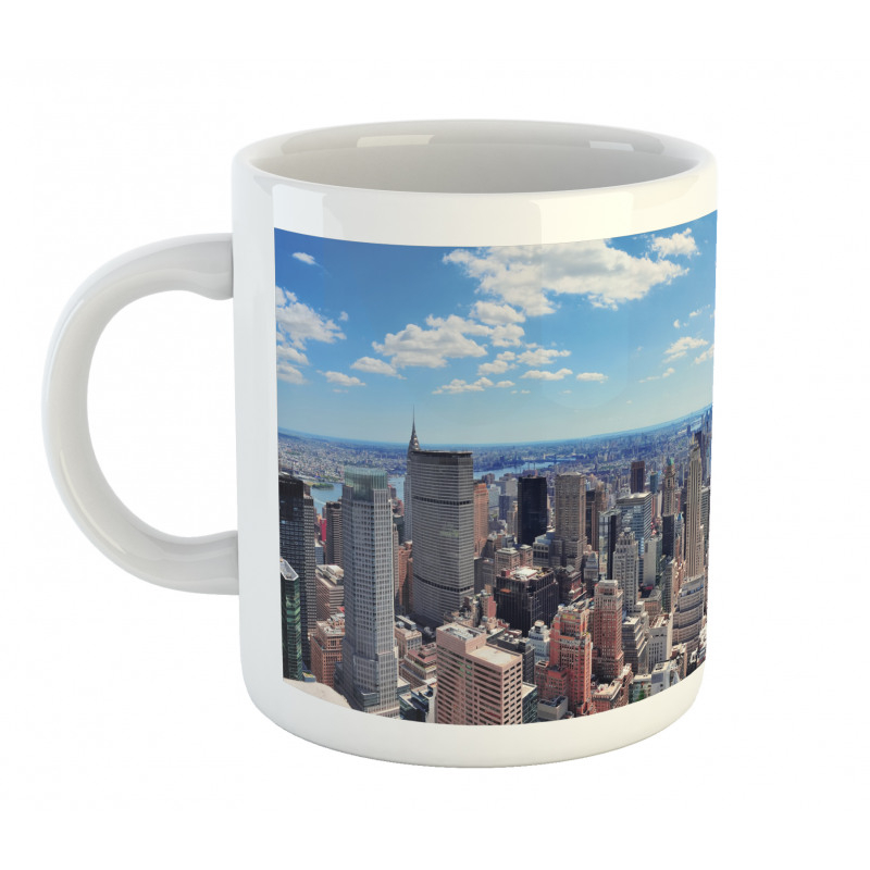 Skyscrapers Aerial View Mug