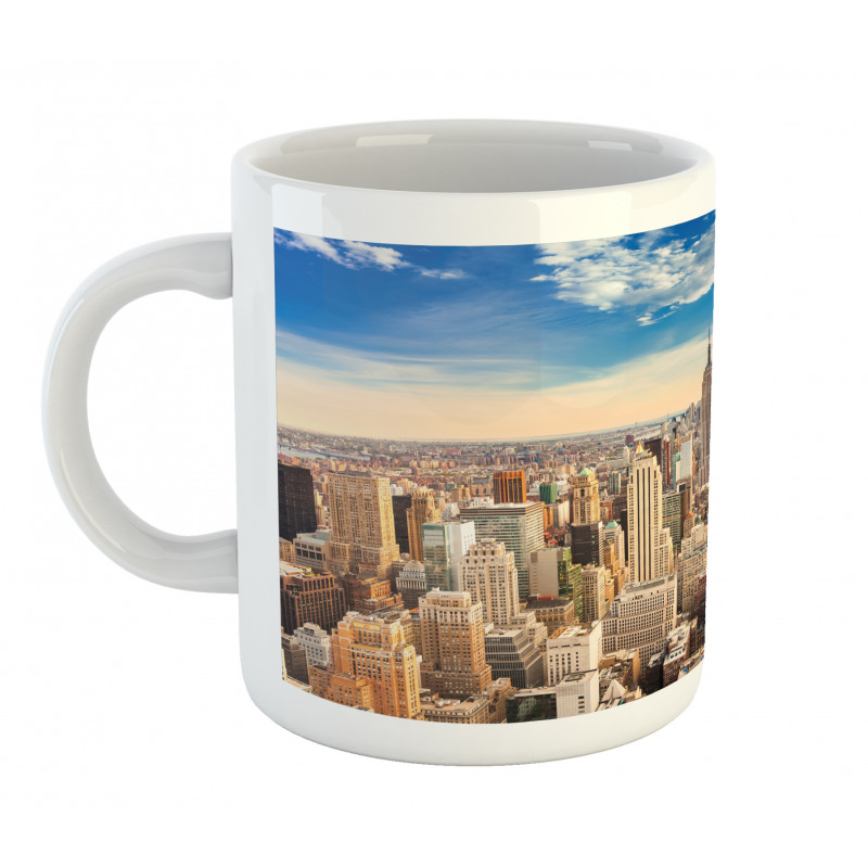 Sunset Urban Aerial Photo Mug