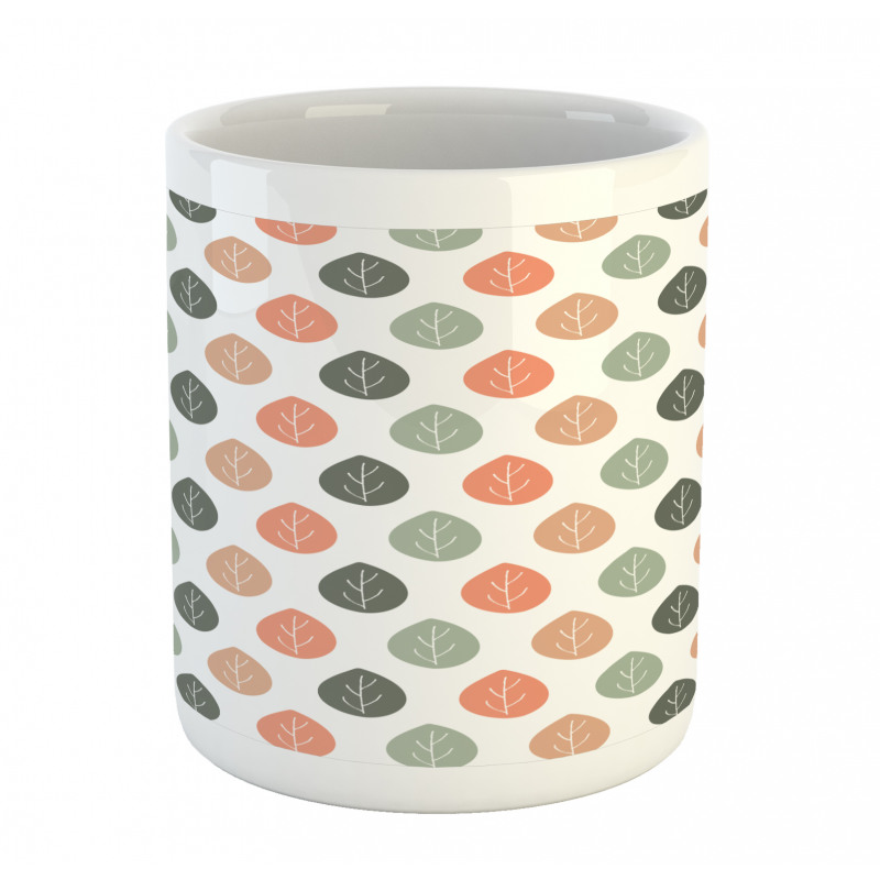 Rhythmic Autumnal Leaves Mug