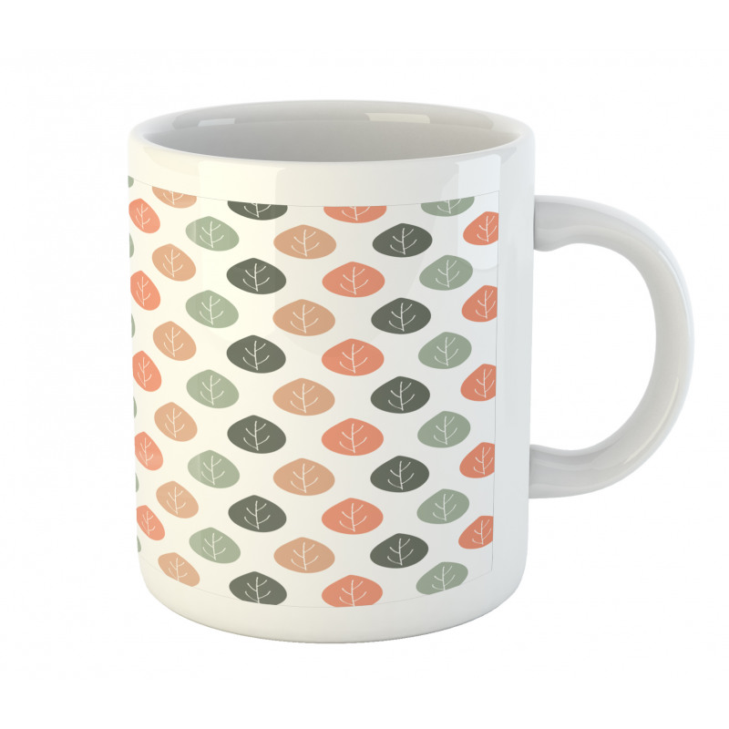 Rhythmic Autumnal Leaves Mug