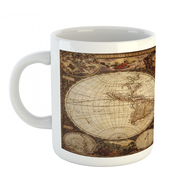 Historic Old Atlas Mug