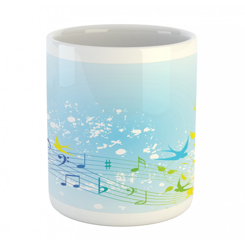 Spring Scene Flourishes Mug