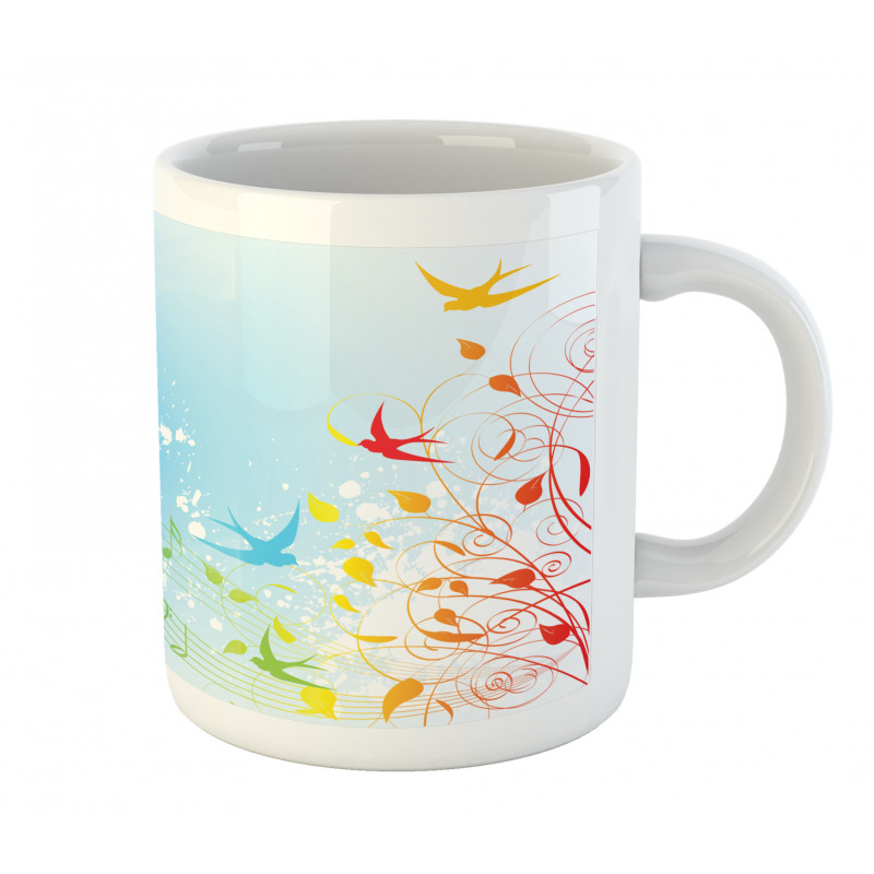 Spring Scene Flourishes Mug