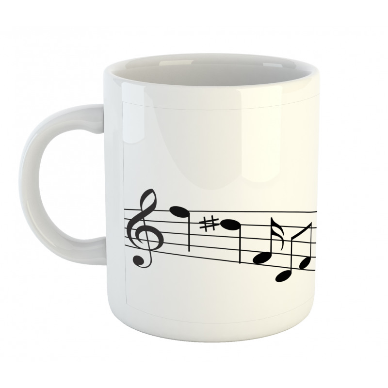 Graphic Design of Sounds Mug