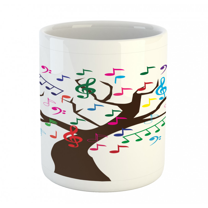 Tree with Colorful Items Mug