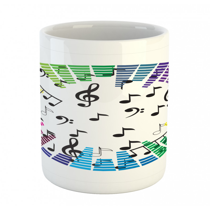 Colorful Round Layout Mug