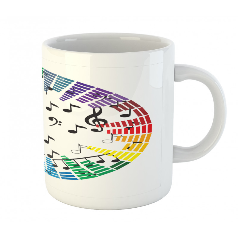 Colorful Round Layout Mug