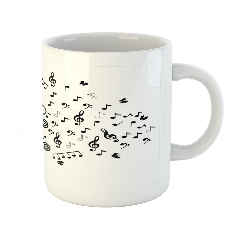 Flowing Motifs Birds Mug