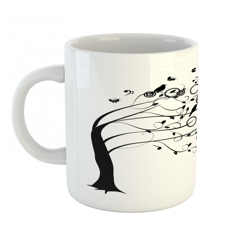 Flowing Motifs Birds Mug