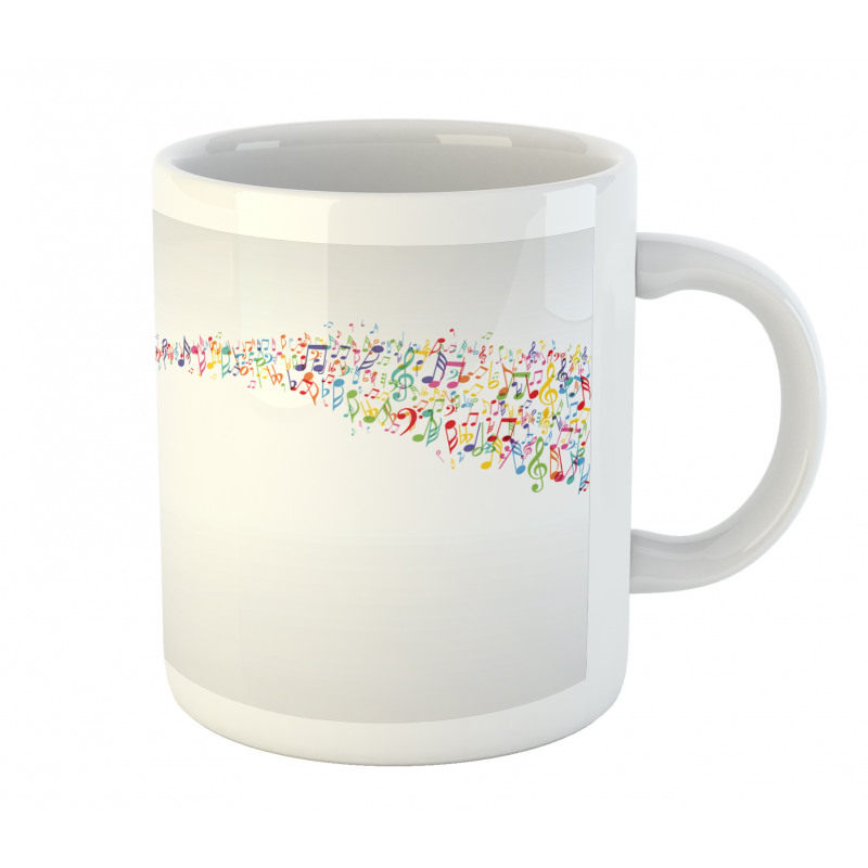 Colorful Wave Banner Mug