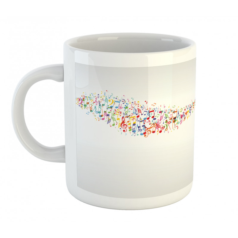 Colorful Wave Banner Mug