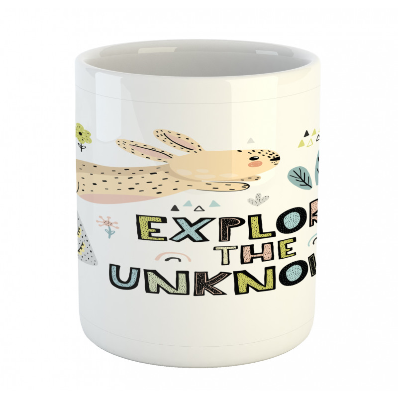 Hopping Bunny Botany Mug