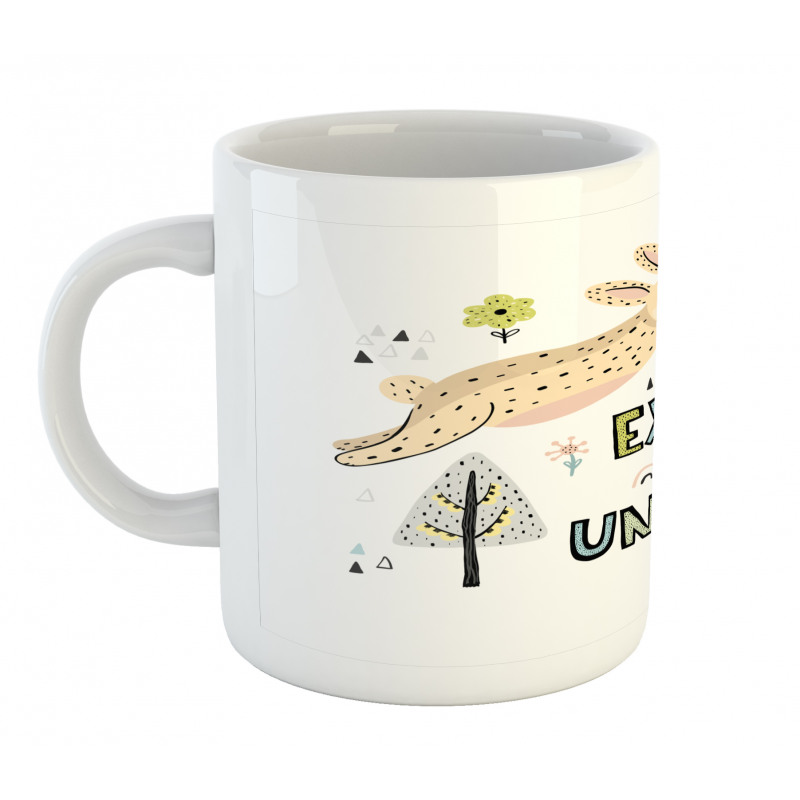 Hopping Bunny Botany Mug