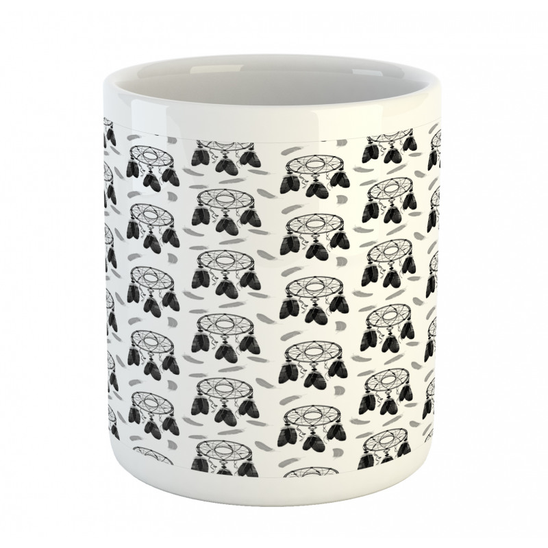 Art Ethnic Feathers Mug