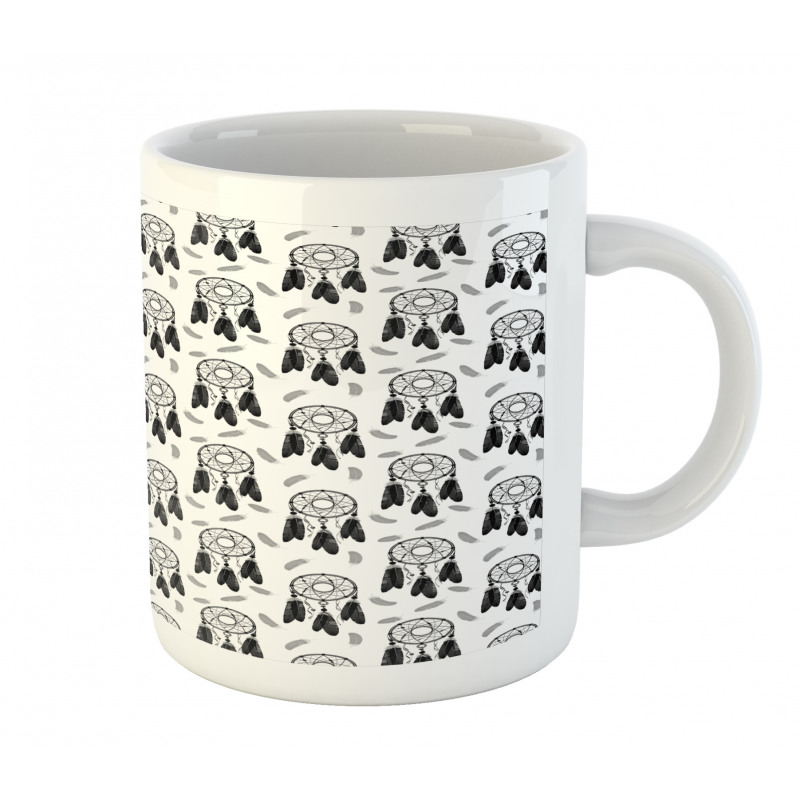 Art Ethnic Feathers Mug