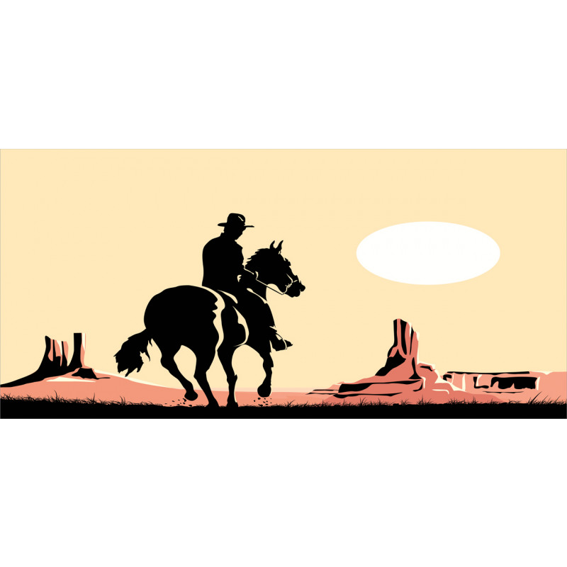 Cowboy Horse Sunset Mug