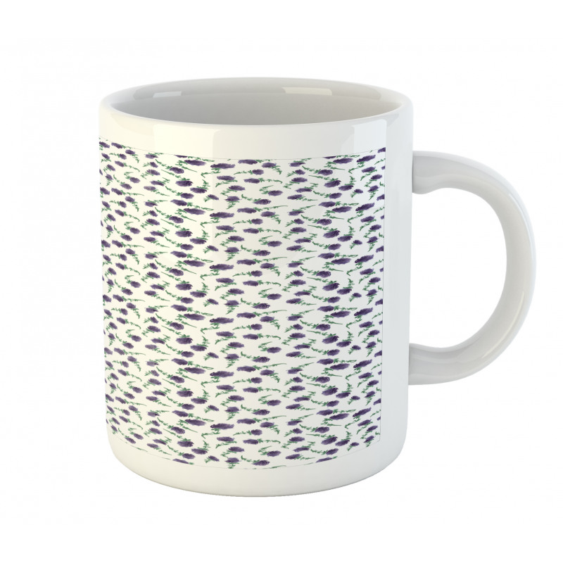 Watercolor Design Flowers Mug