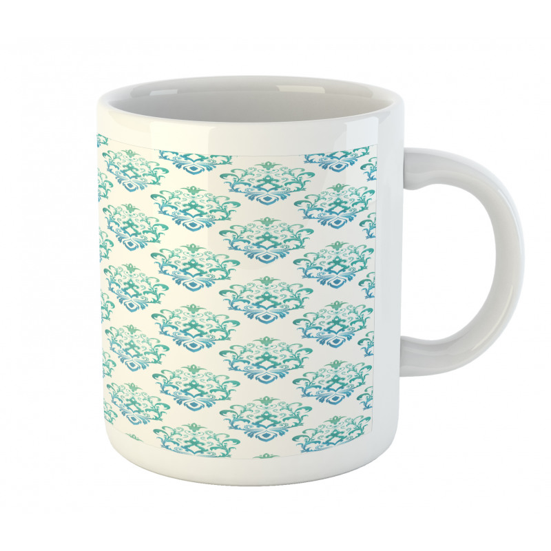 Damask Inspired Pattern Mug