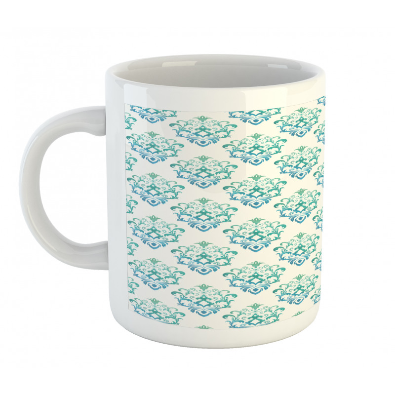 Damask Inspired Pattern Mug