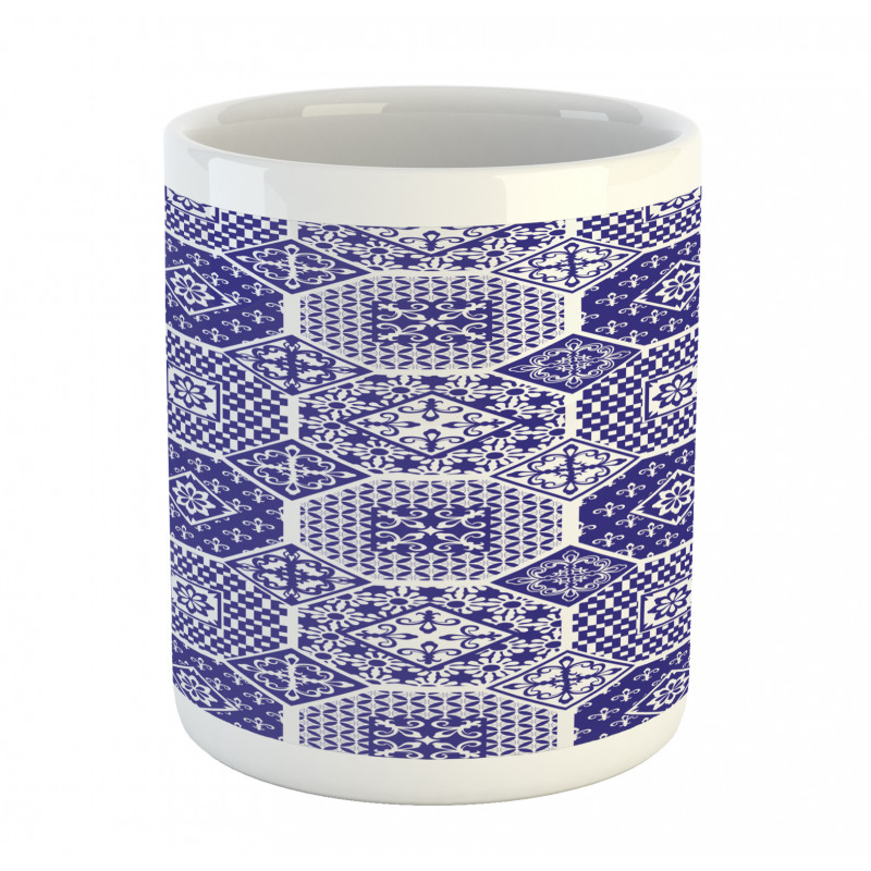 Rhythmic Flowers Motifs Mug