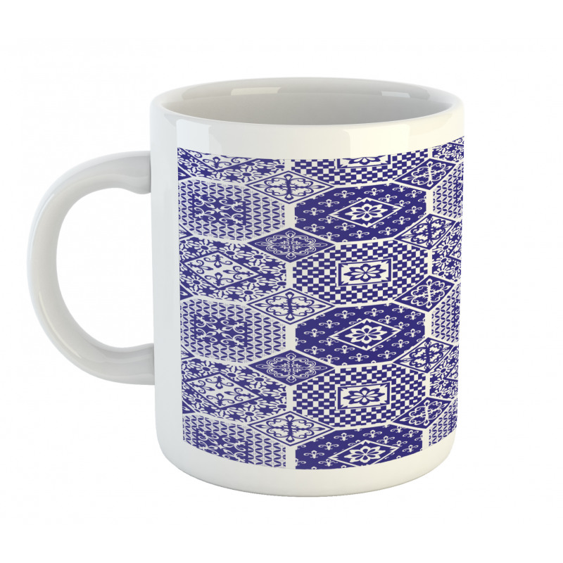 Rhythmic Flowers Motifs Mug