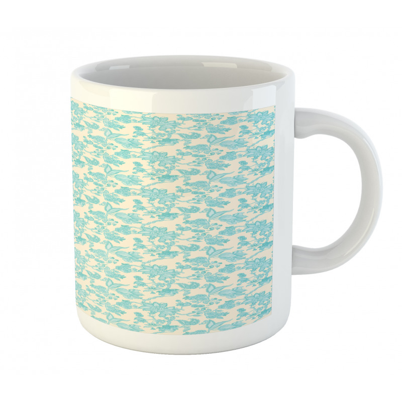 Oriental Blooming Mug