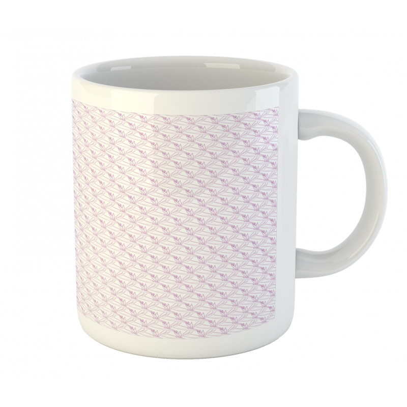 Outline Floral Mug