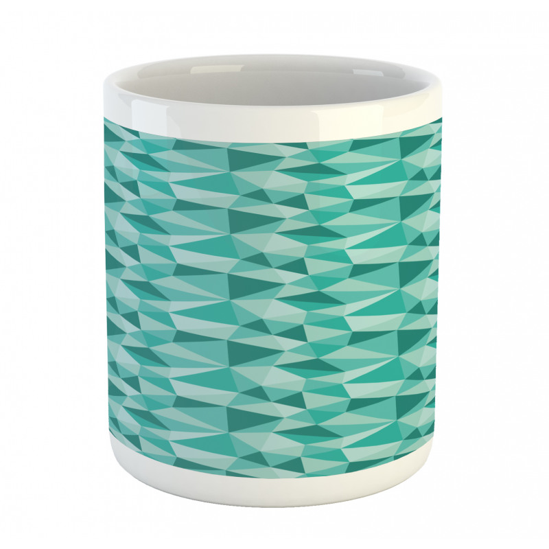 Poygonal Triangles Art Mug