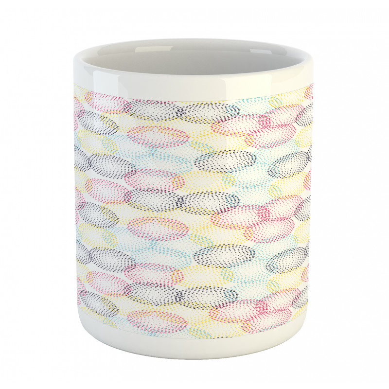 Modern Pointillism Rounds Mug