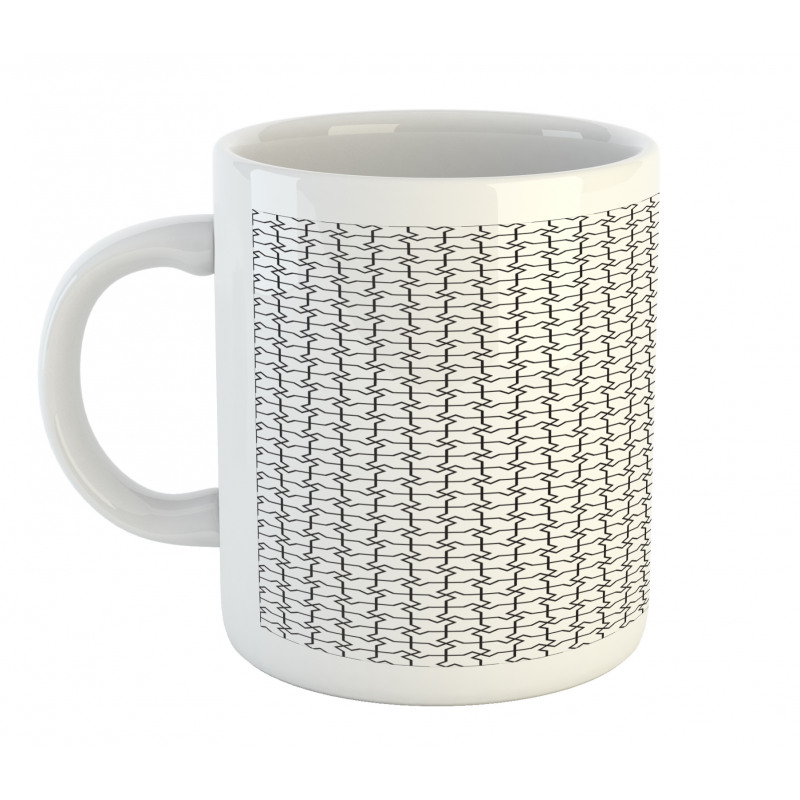 Simplistic Geometric Lines Mug