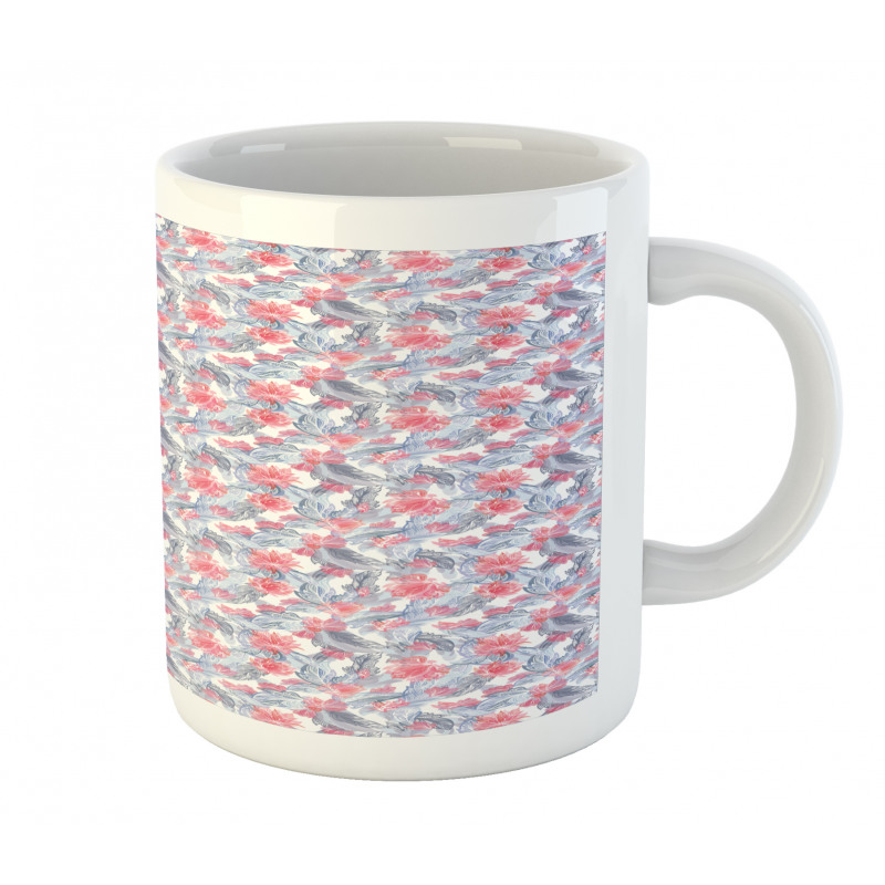 Intertwined Lily Lotus Flora Mug