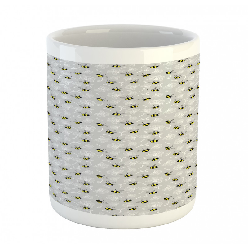 Bumblebees and Orchids Mug