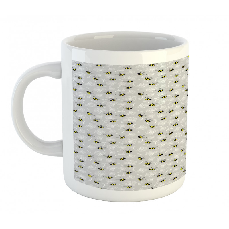 Bumblebees and Orchids Mug