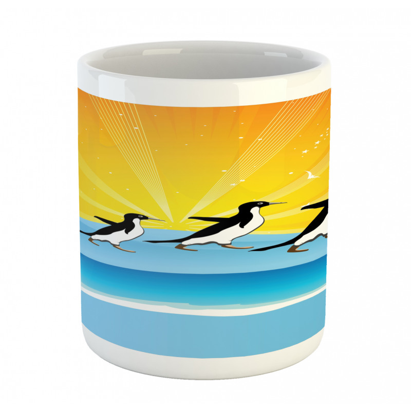 Penguins Walking Mug