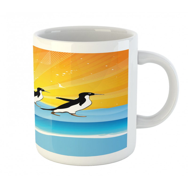 Penguins Walking Mug