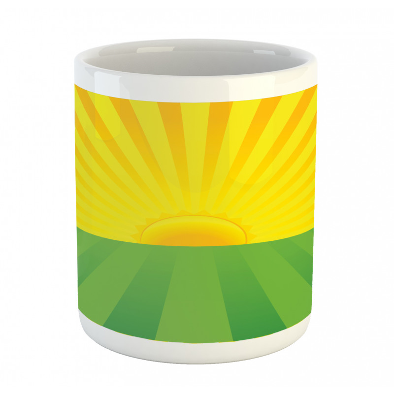 Simplistic Summer Sunrise Mug