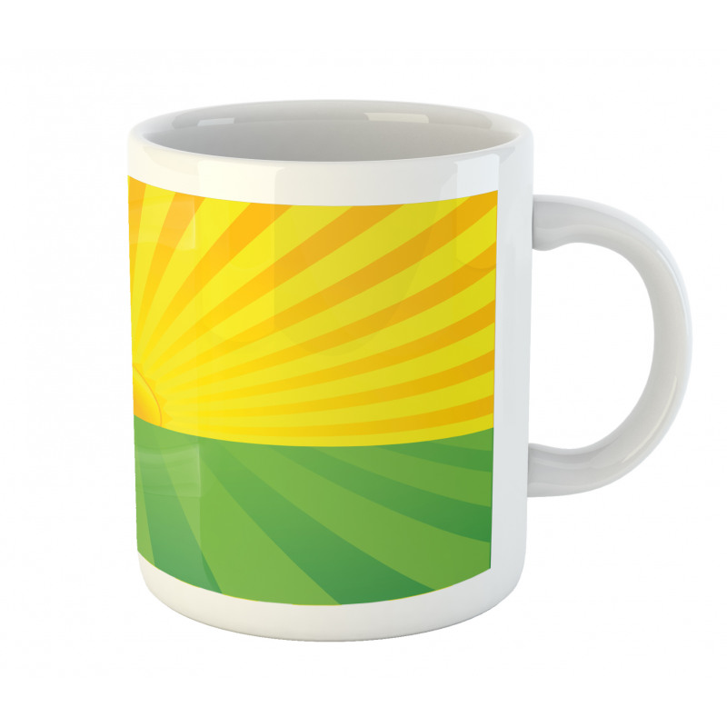 Simplistic Summer Sunrise Mug