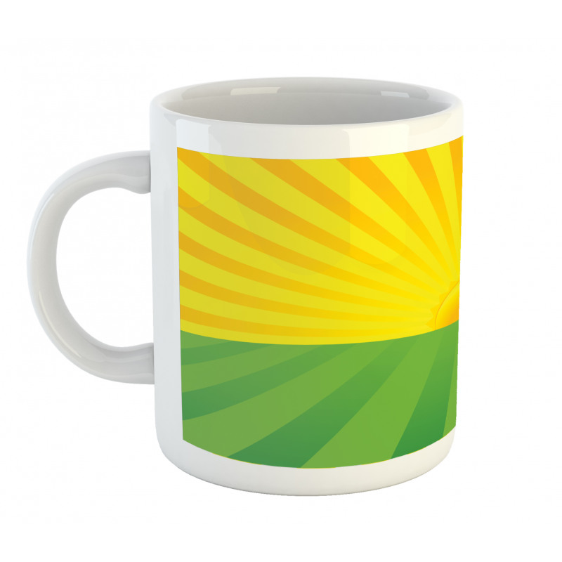 Simplistic Summer Sunrise Mug