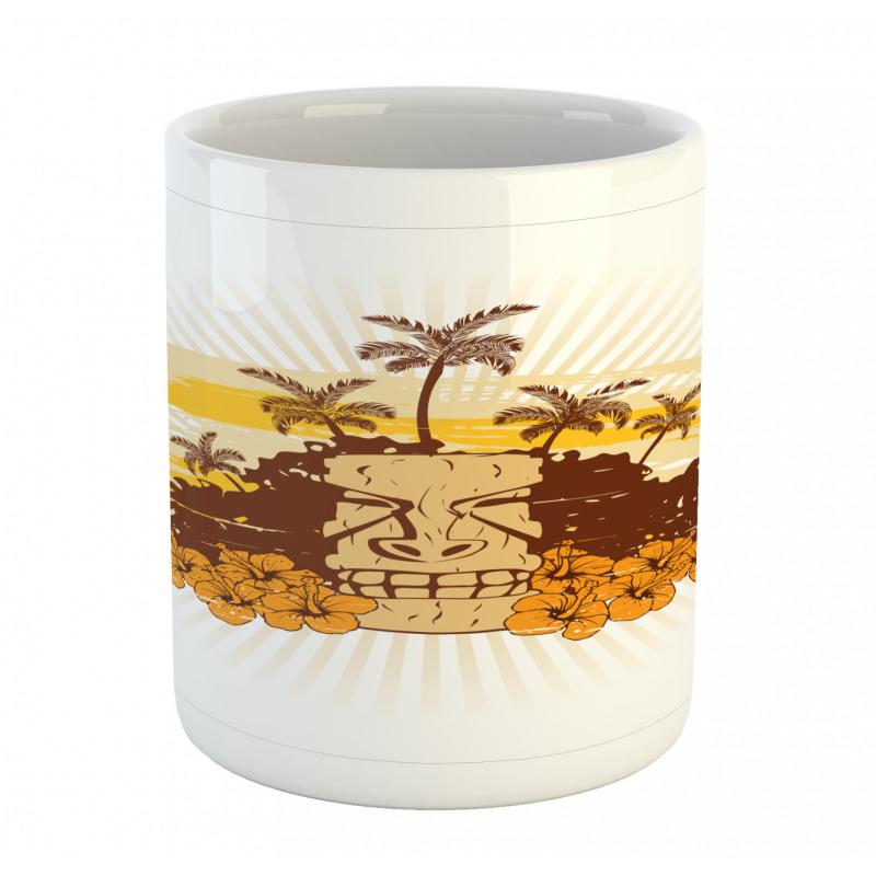 Retro Tropical Tiki Mug