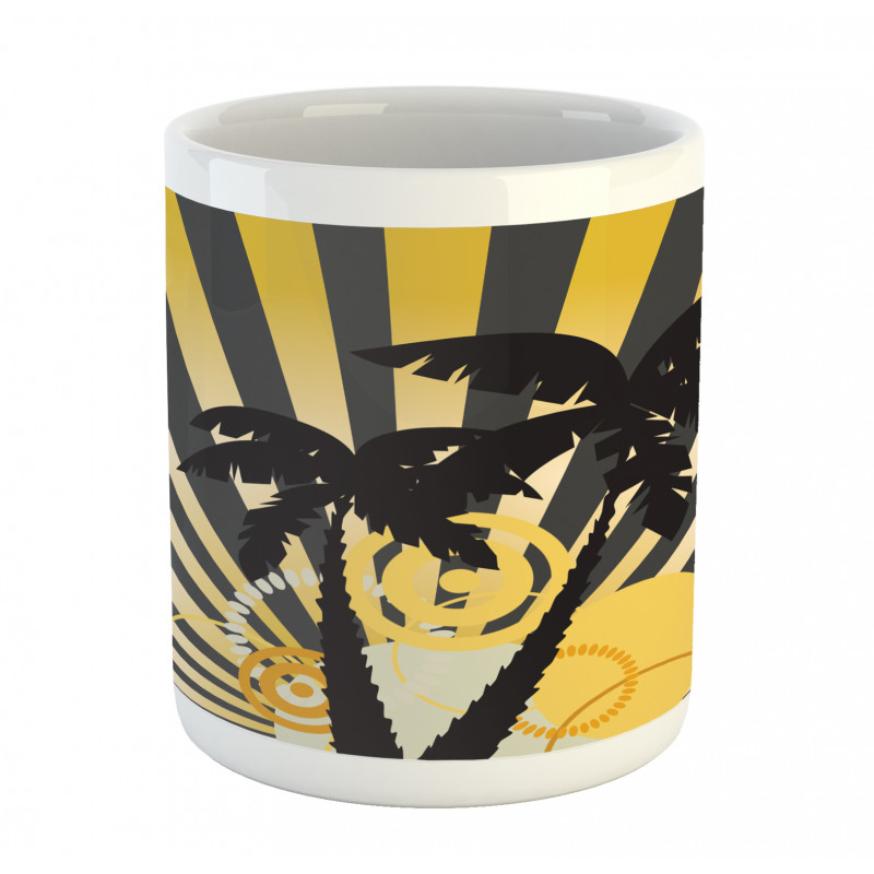 Contemporary Palm Trees Mug