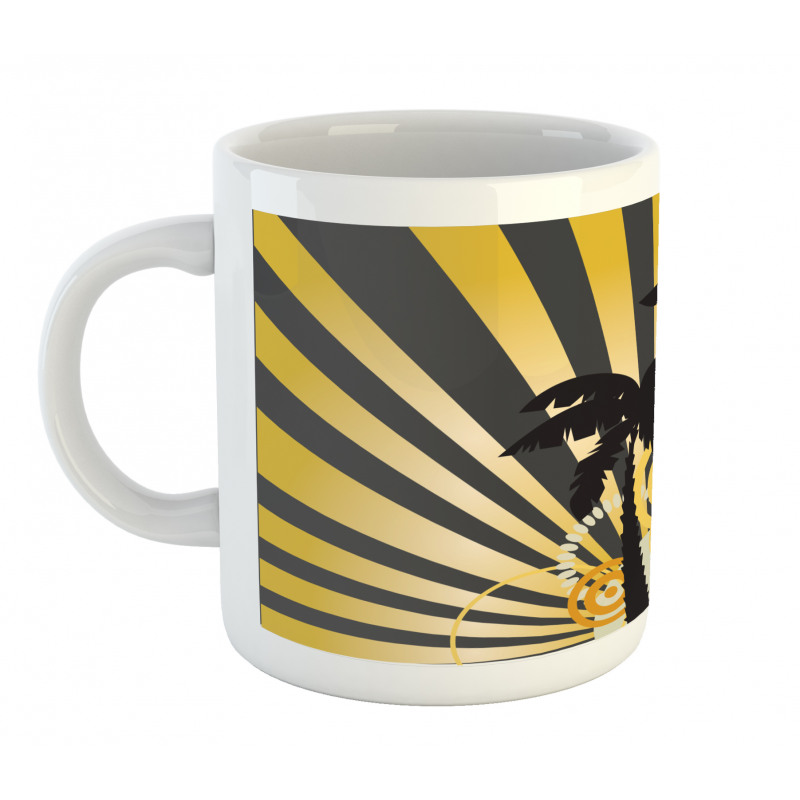 Contemporary Palm Trees Mug