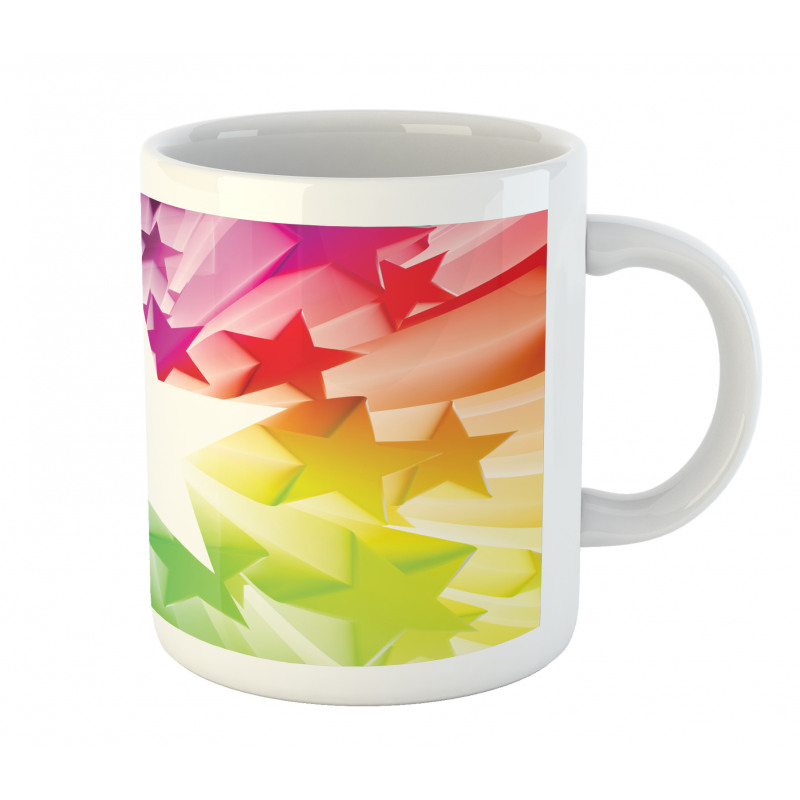 Rainbow Colors Burst Mug