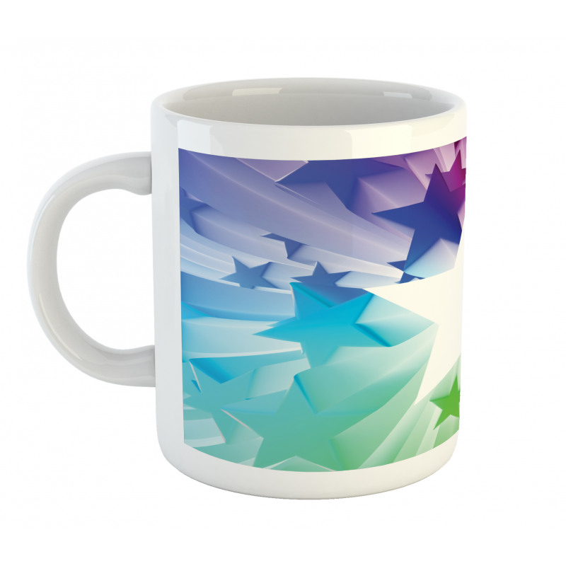 Rainbow Colors Burst Mug